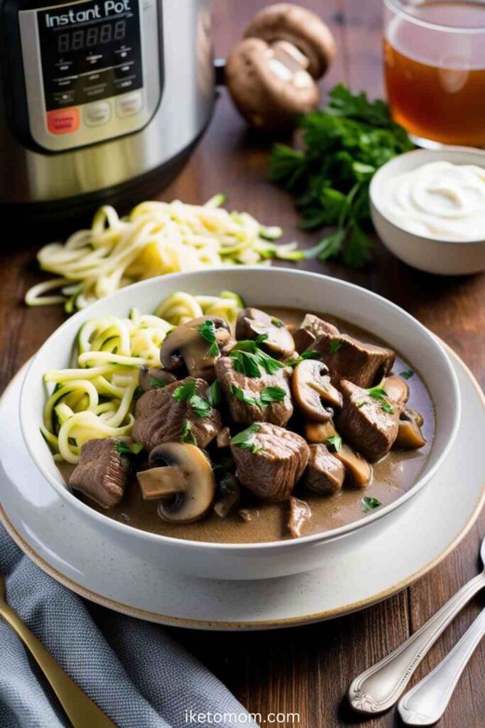 Beef and Mushroom Stroganoff