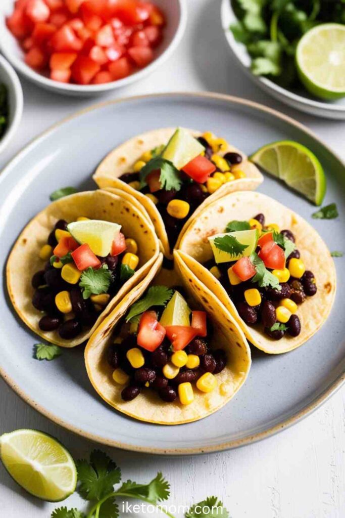 Black Bean and Corn Tacos