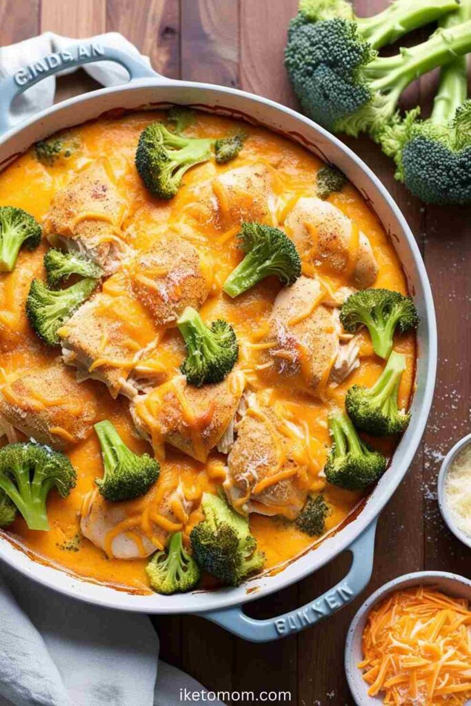 Broccoli Cheddar Chicken Casserole