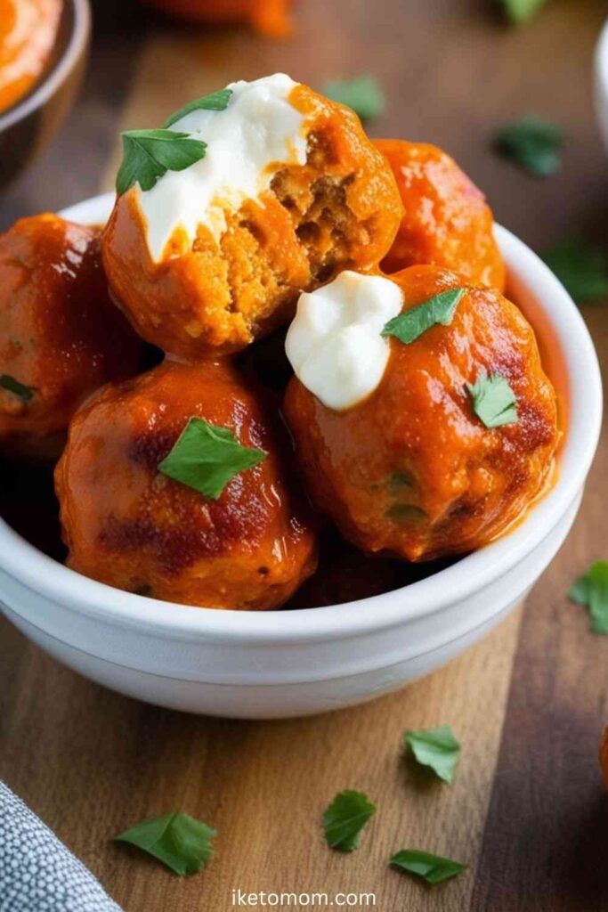 Buffalo Ricotta Meatballs