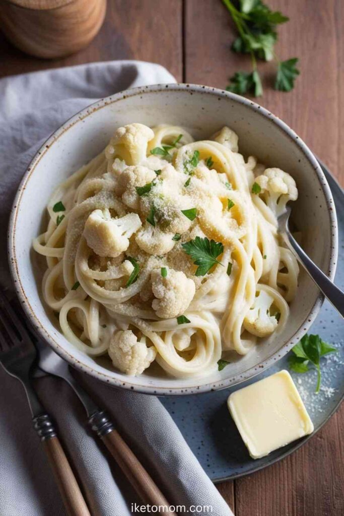 Cauliflower Noodle Alfredo