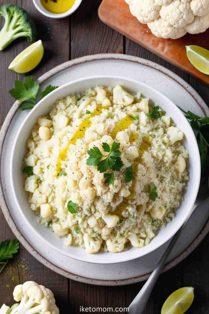 Low Carb Sides Ideas Cauliflower Rice