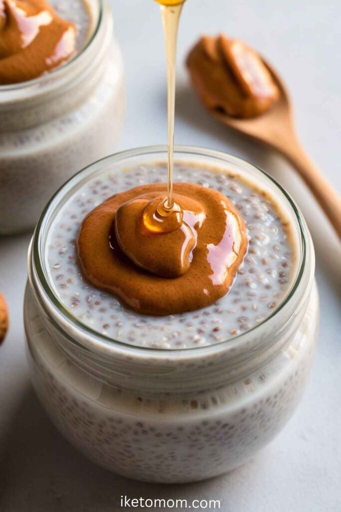 Chia Pudding with Almond Butter 