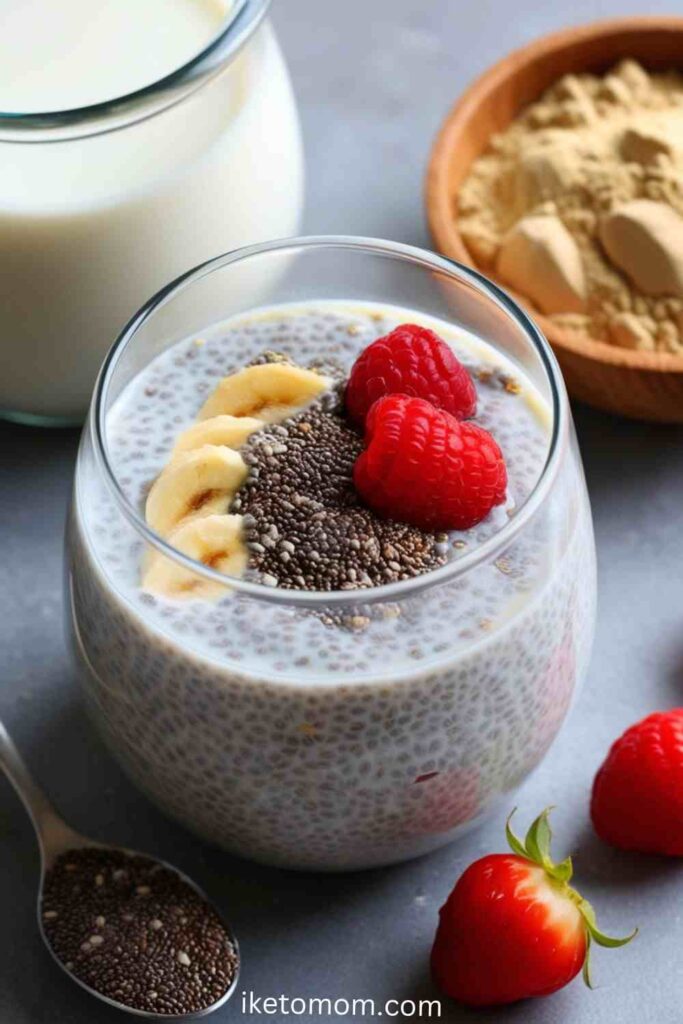 Chia Pudding with Protein Powder