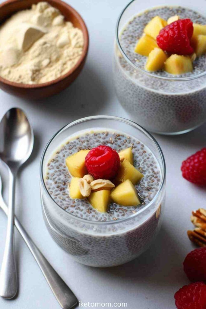 Chia Seed Pudding with Protein Powder