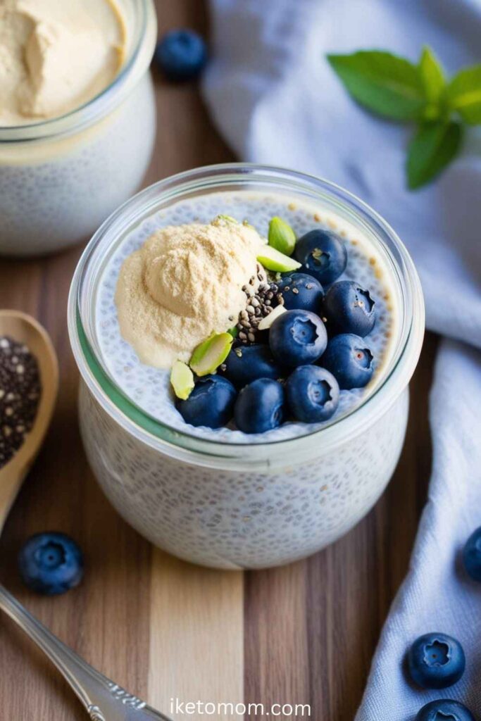 Chia Seed Pudding with Protein Powder