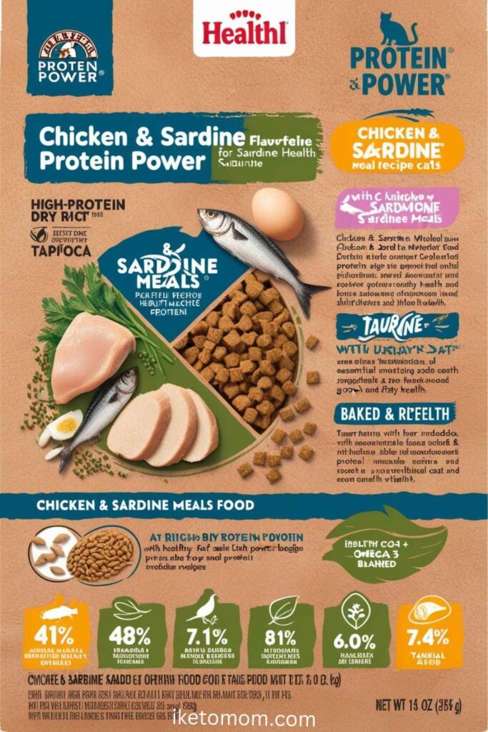 High Protein Dry Cat Food Ideas Chicken & Sardine Protein Power