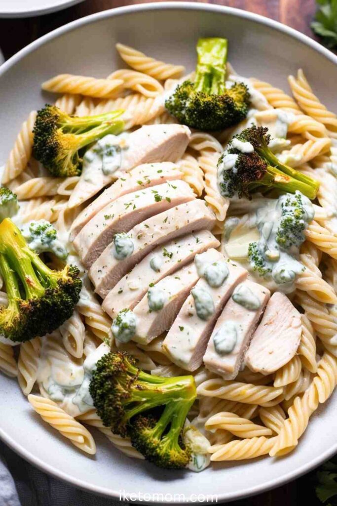 Healthy High Protein Food Recipes Chicken and Broccoli Alfredo