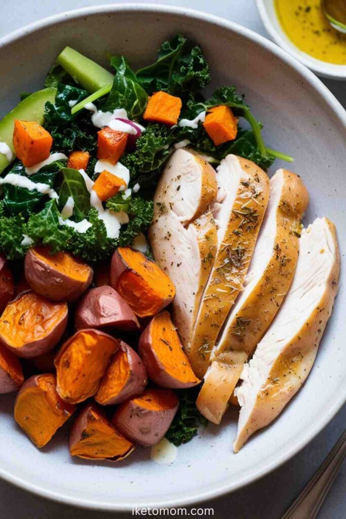 Chicken and Sweet Potato Bowl