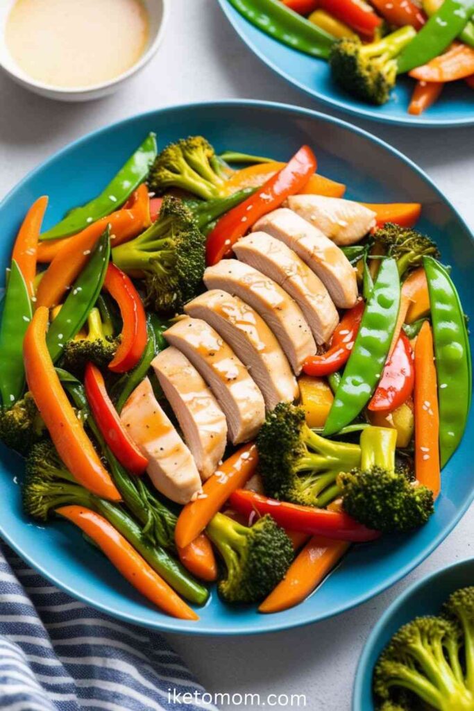 High Protein Low Fat Fast Food Ideas  Chicken and Veggie Stir Fry