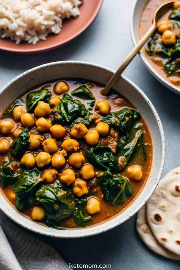 Chickpea and Spinach Curry