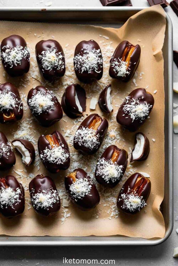 Chocolate-Dipped Dates