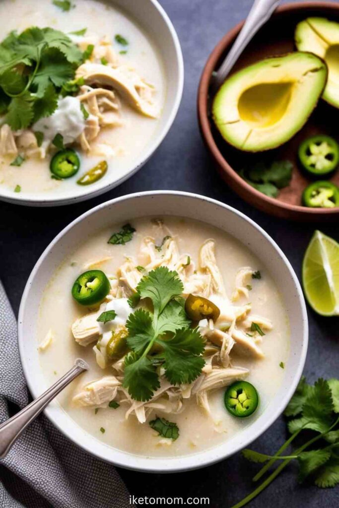 Coconut Milk Infused White Chicken Chili