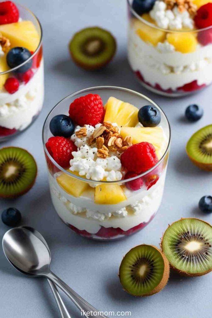 Cottage Cheese and Fruit Parfait