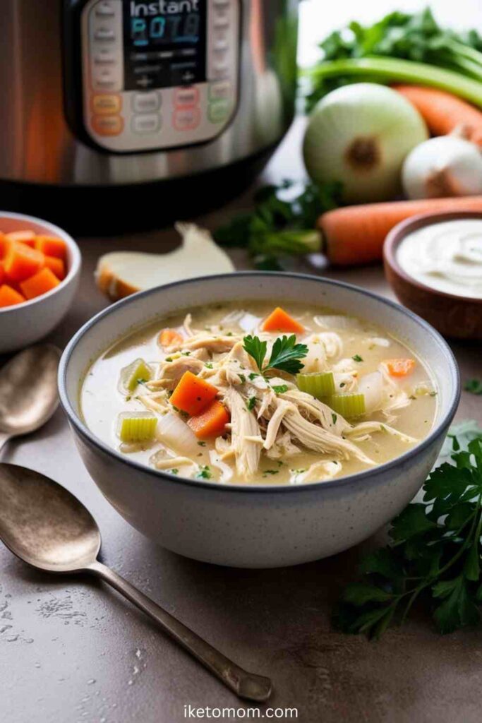 Creamy Keto Chicken Soup