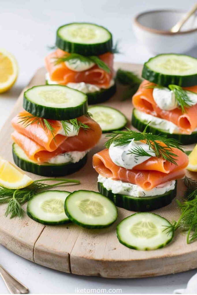 Cucumber & Smoked Salmon Sandwich