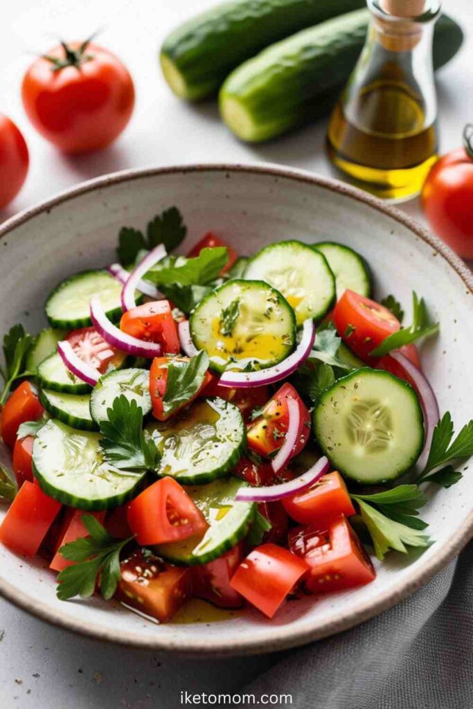 Cucumber and Tomato Salad