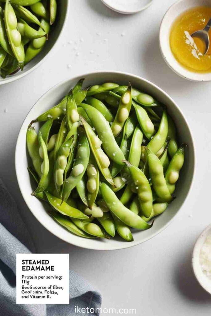 High Protein Foods Chart Ideas  Edamame