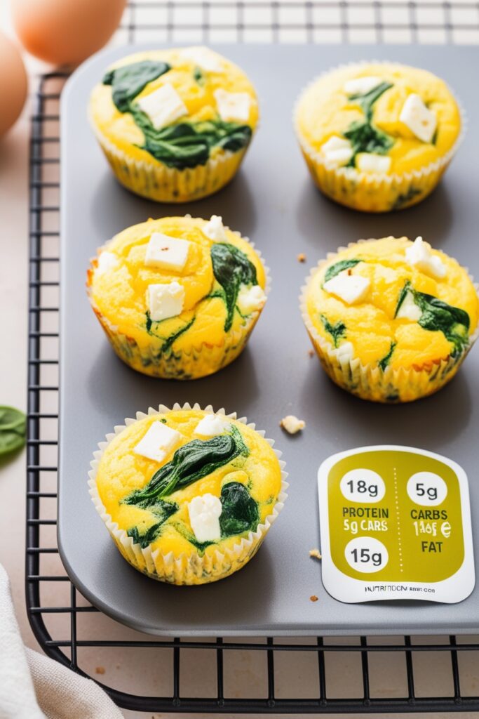 Egg Muffins with Spinach and Feta