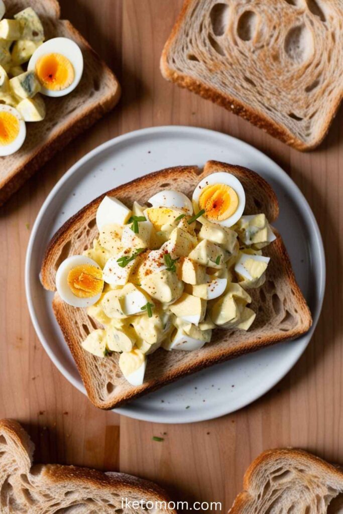 Egg Salad on Whole Grain Toast