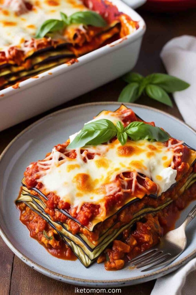 Low Carb Pasta​ Recipes Eggplant Lasagna