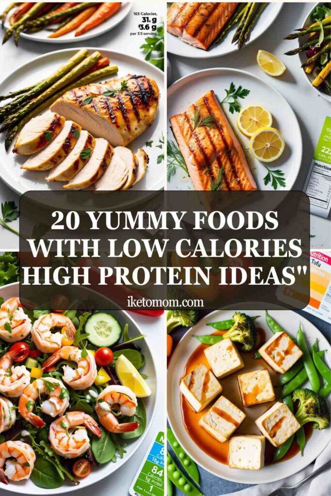 Foods With Low Calories High Protein Ideas