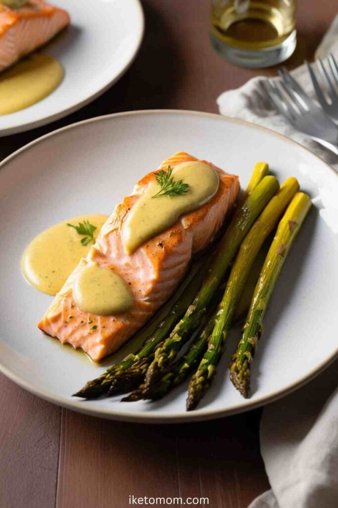 Garlic Butter Salmon with Asparagus