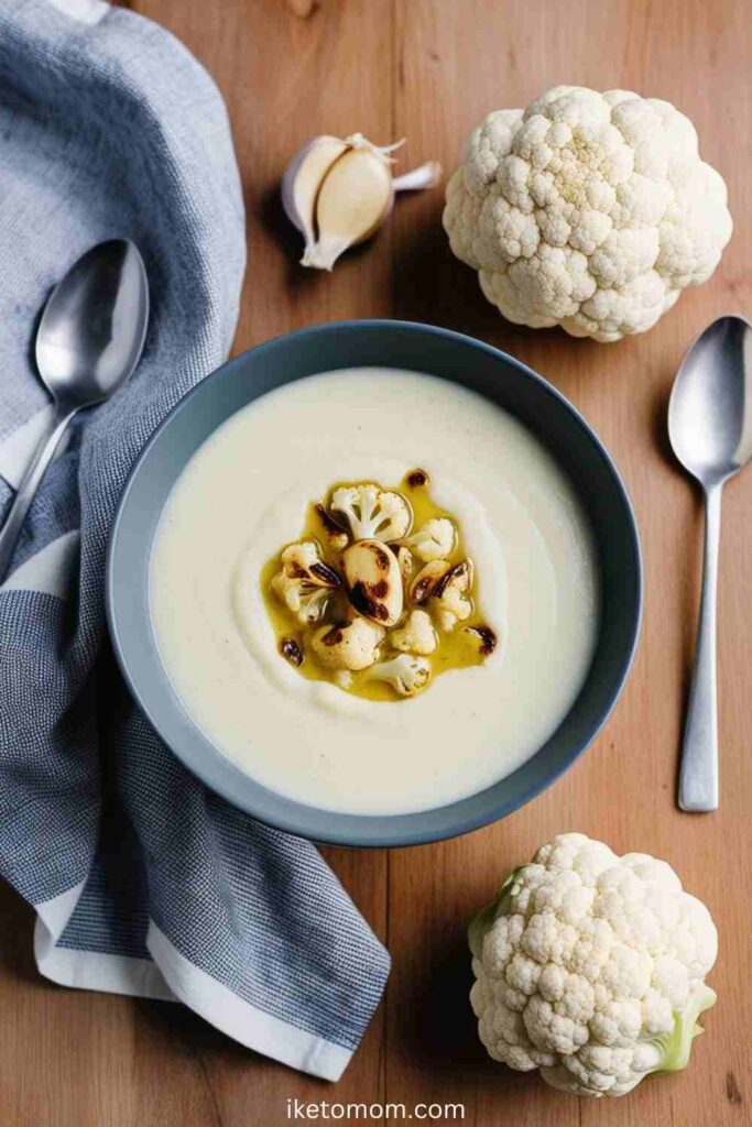 Low Carbs Creamy Crockpot Potato Soup Recipe Ideas Garlic & Cream Cauliflower Soup