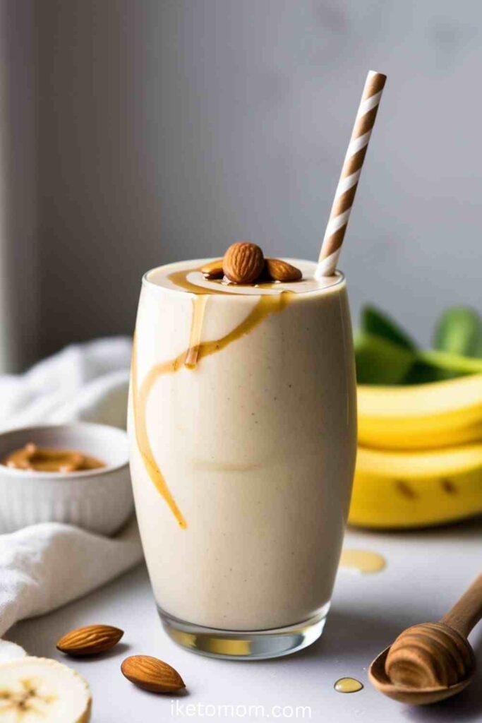 Greek Yogurt and Almond Smoothie