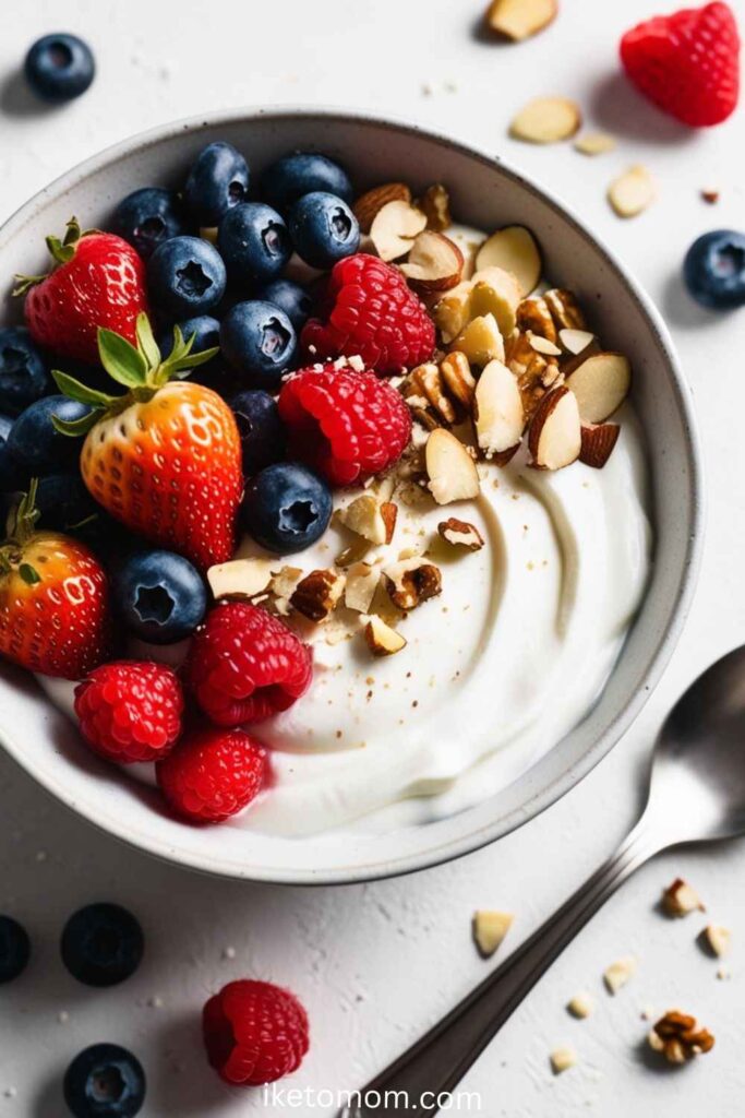 Greek Yogurt with Nuts and Berries