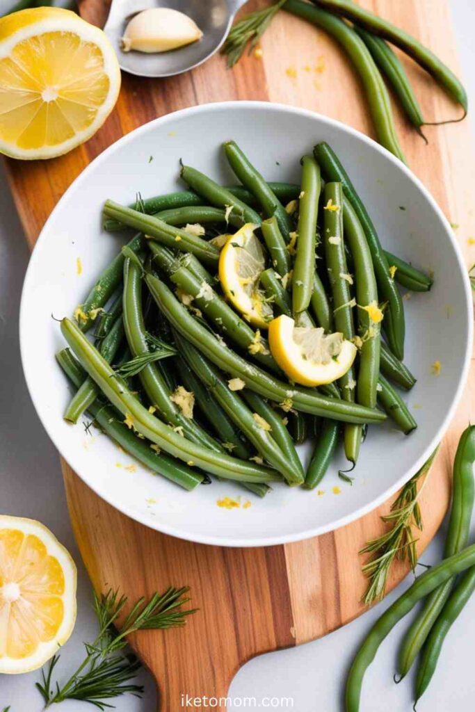 Green Beans with Lemon & Garlic