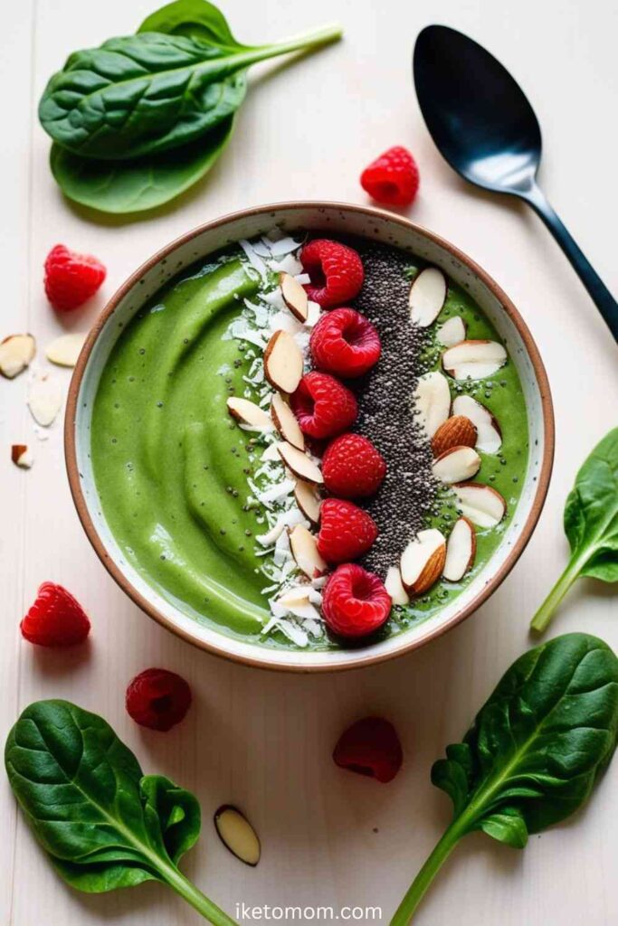 Low Carb Vegan Recipes Green Smoothie Bowl