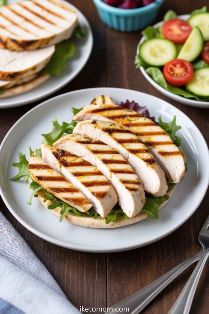 High Protein Lunch Meat Ideas Grilled Chicken Breast Slices