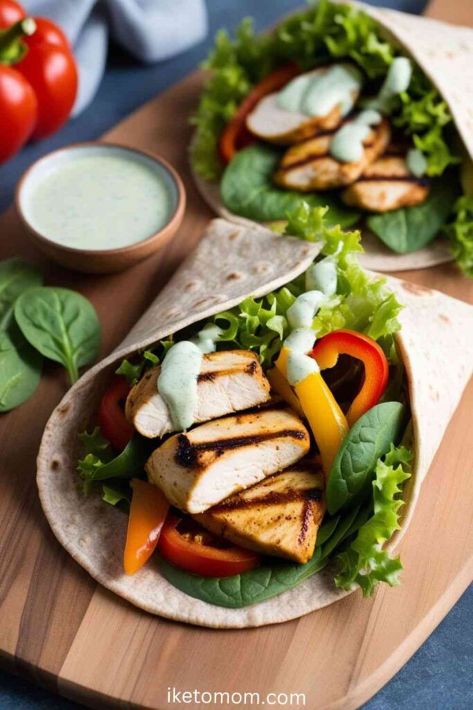 Grilled Chicken or Tofu Wrap