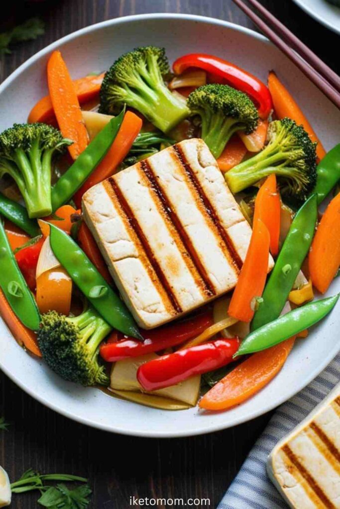 Grilled Tofu Stir-fry with Veggies