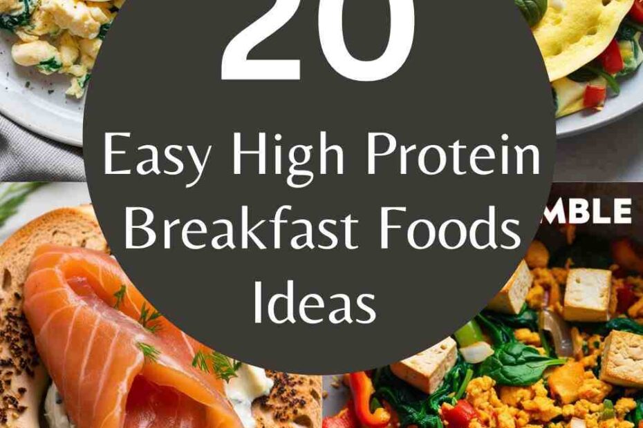 High Protein Breakfast Foods Ideas