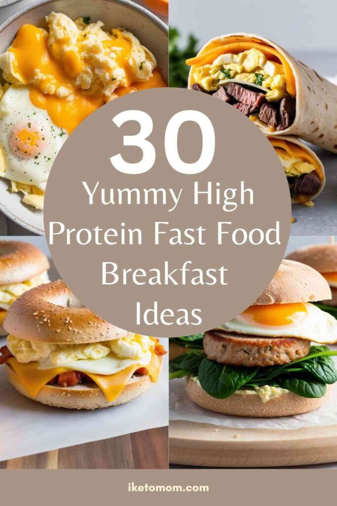 High Protein Fast Food Breakfast Ideas