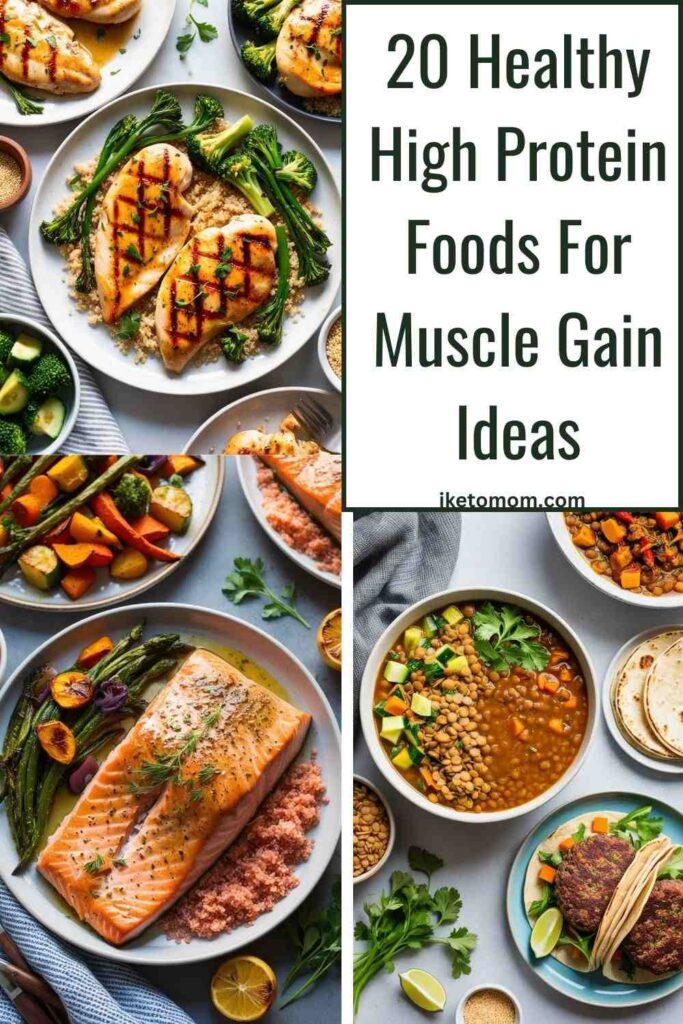 High Protein Foods For Muscle Gain Ideas