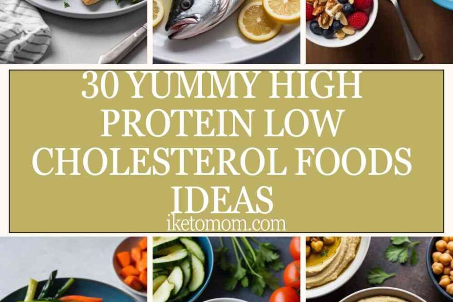 High Protein Low Cholesterol Foods Ideas