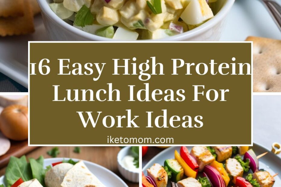 Easy High Protein Lunch Ideas For Work Ideas - I Keto Mom [best And 