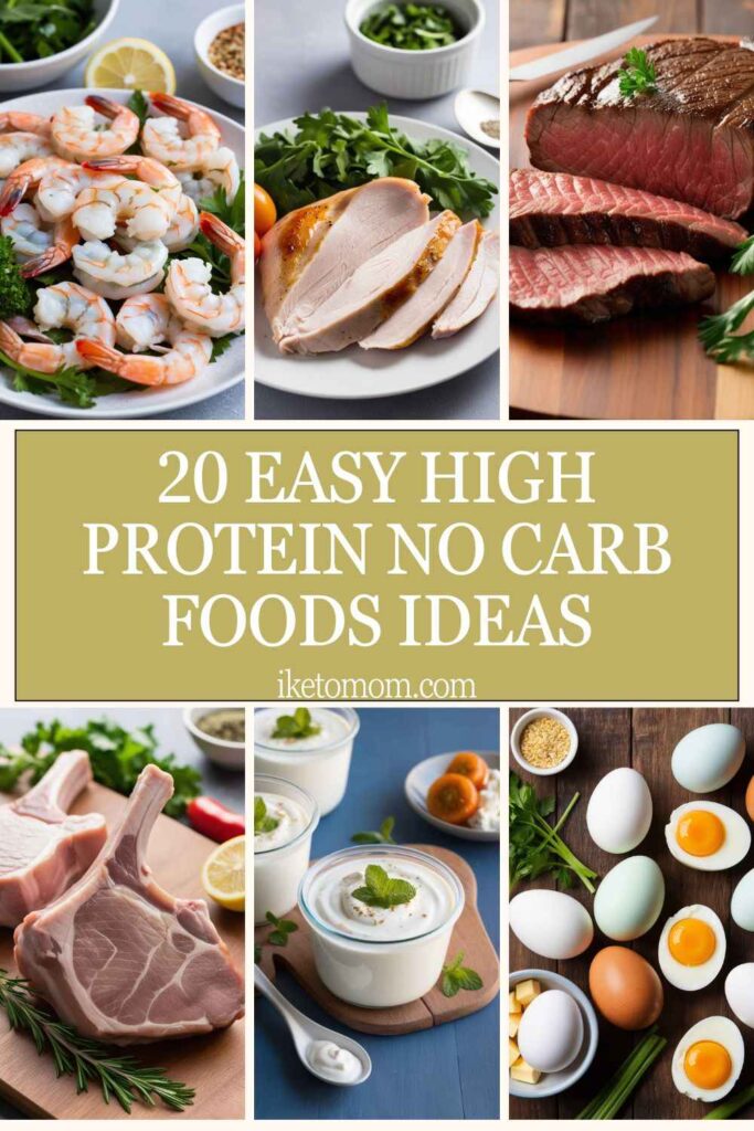 High Protein No Carb Foods Ideas