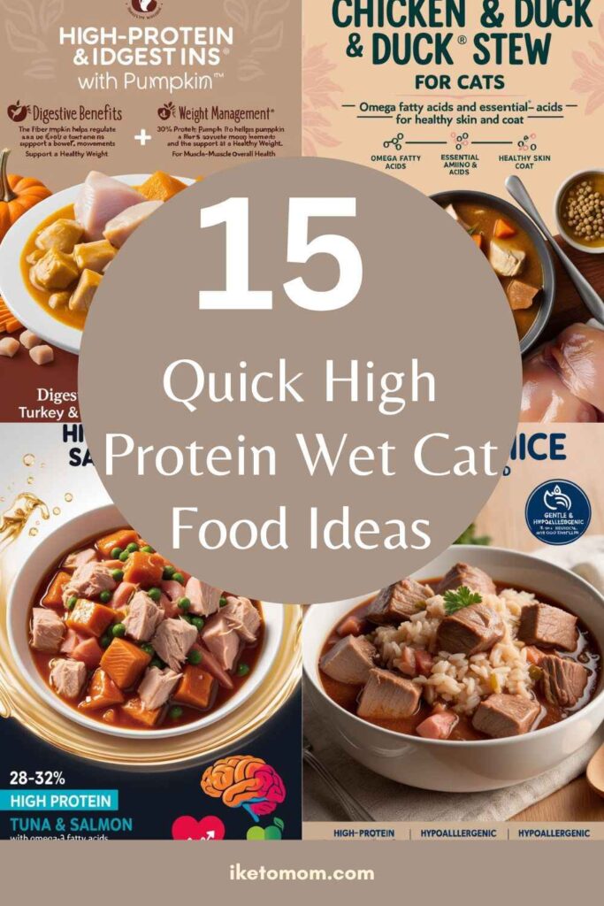 High Protein Wet Cat Food Ideas