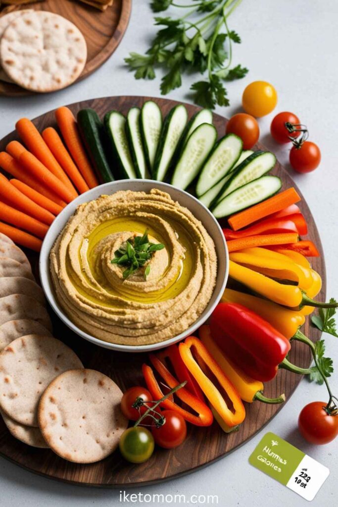 Hummus and Veggie Platter