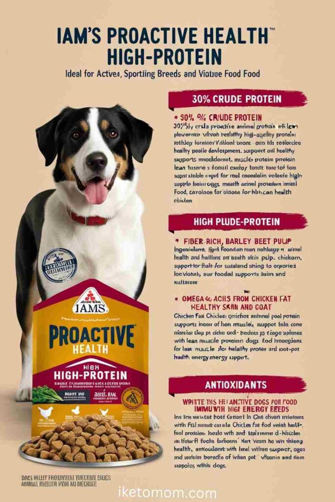 High Protein Dog Food Ideas Iams ProActive Health High-Protein Dog Food