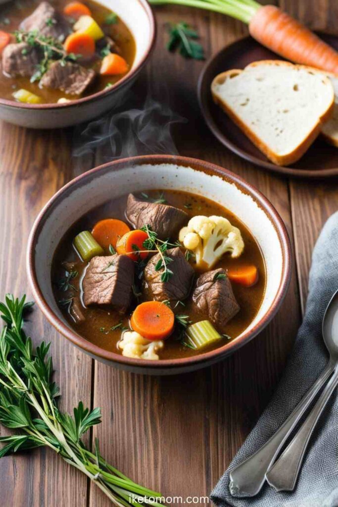 Low Carb Winter Recipes Keto-Friendly Beef Stew