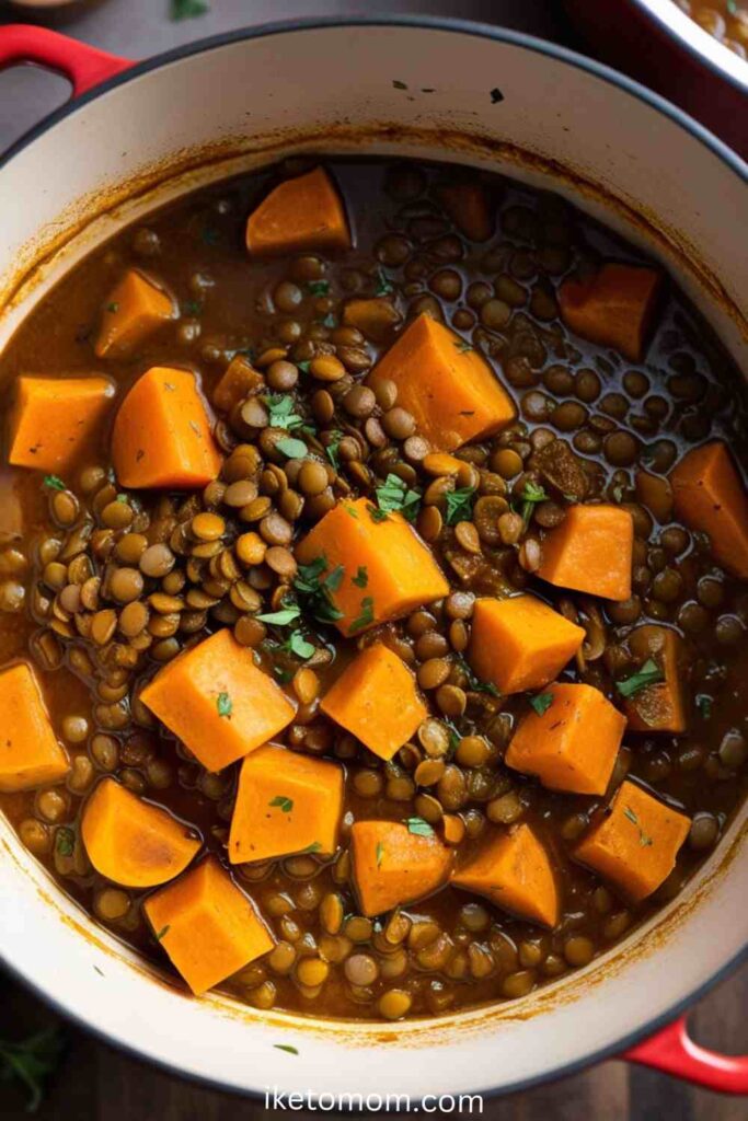 Lentil and Sweet Potato Stew