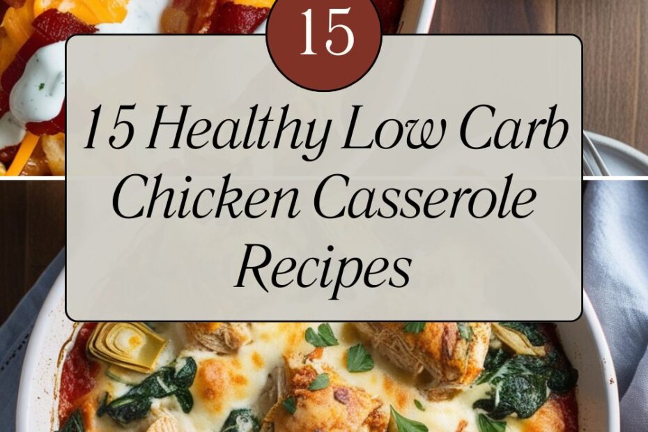 Low Carb Chicken Casserole Recipes