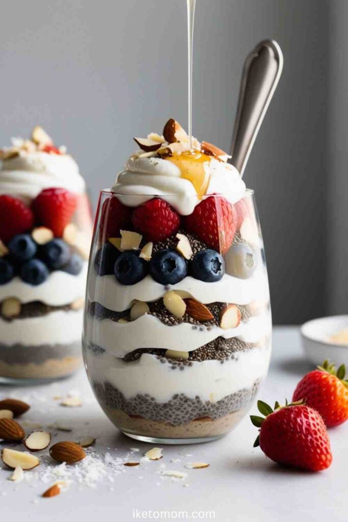 Low-Carb Greek Yogurt Parfait