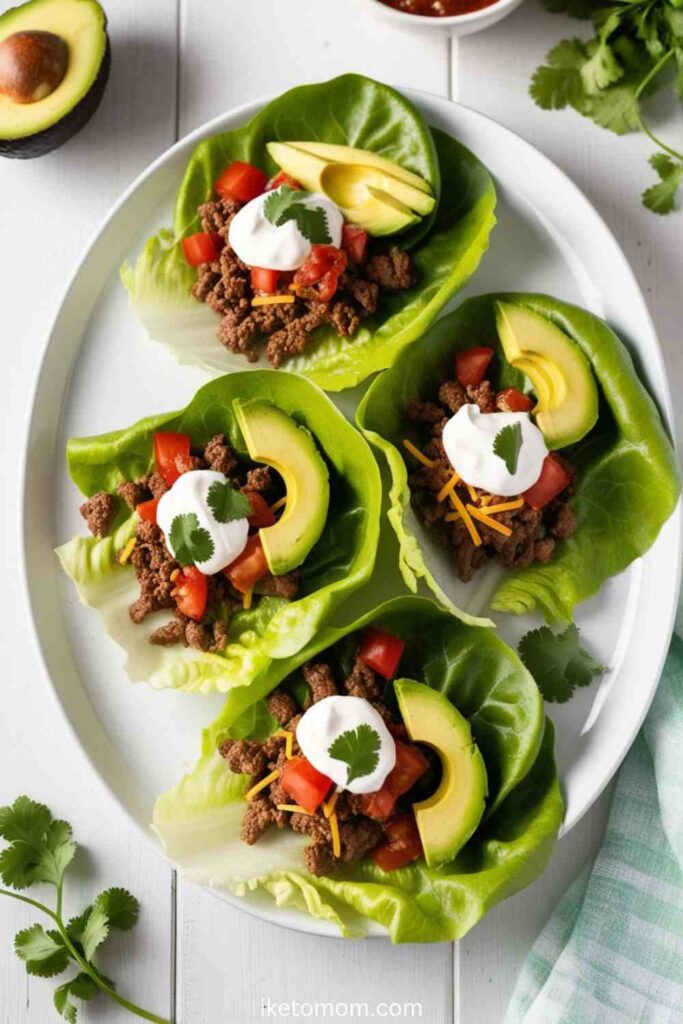 Low Carb Ground Beef Recipes Low Carb Ground Beef Lettuce Wraps