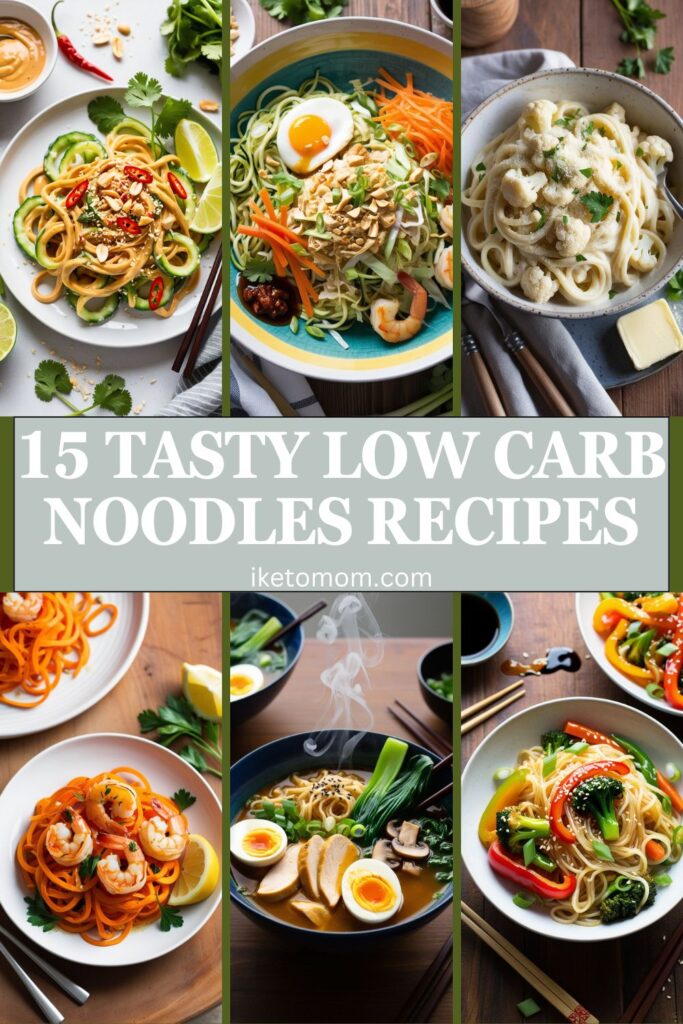 Low Carb Noodles​ Recipes